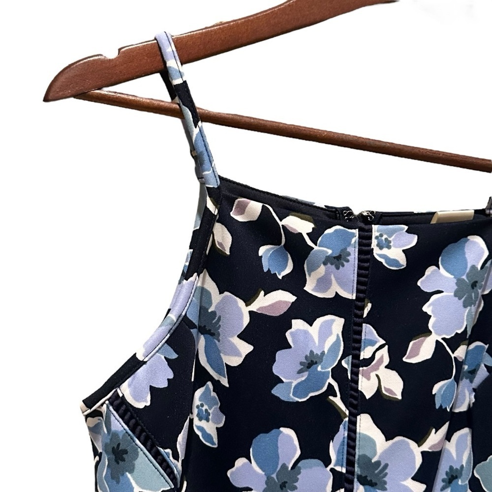 Altar’d State Blue Floral Spaghetti Strap Skater Dress Women’s Size Small - Picture 2 of 7